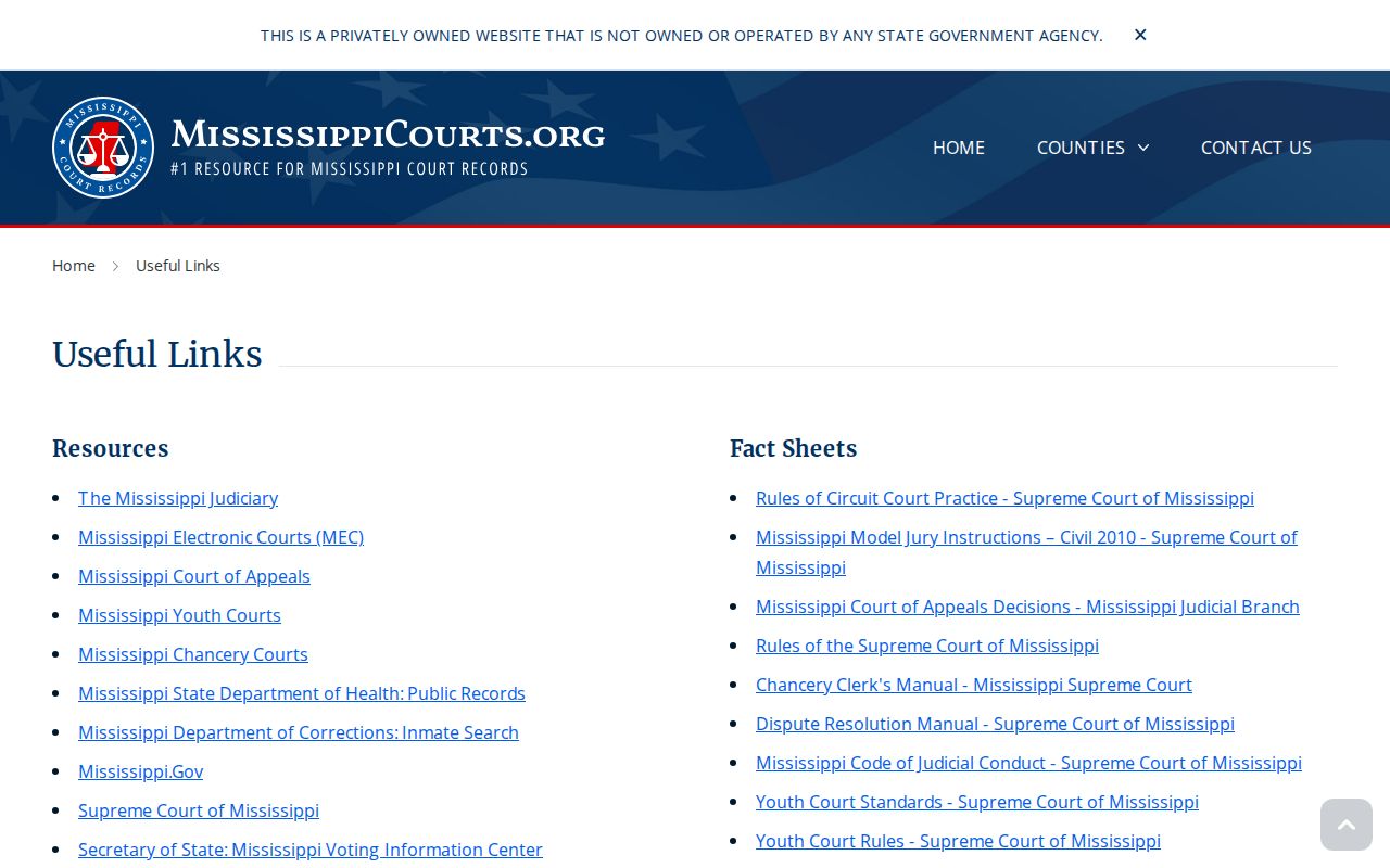 Lafayette County booking record court expunction resource